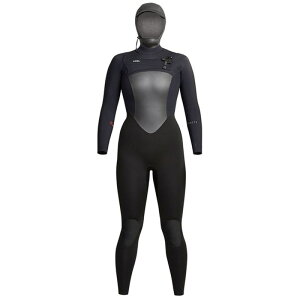 �G�N�Z�� ���f�B�[�X ���� �㉺�Z�b�g XCEL 5/4 Infiniti Hooded Wetsuit - Women's Black �u���b�N