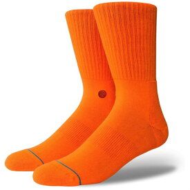 スタンス メンズ 靴下 アンダーウェア Stance Icon Socks Orange