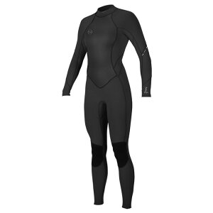�I�j�[�� ���f�B�[�X ���� �㉺�Z�b�g O'Neill 3/2 Bahia Back Zip Wetsuit - Women's Black/Black/Black �u���b�N