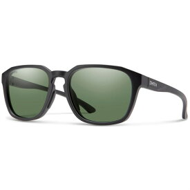 スミス メンズ サングラス・アイウェア アクセサリー Smith Contour Sunglasses Matte Black/ChromaPop Polarized Gray Green