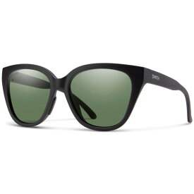 スミス メンズ サングラス・アイウェア アクセサリー Smith Era Sunglasses Matte Black/ChromaPop Polarized Gray Green