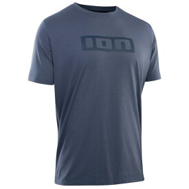 イオン メンズ Tシャツ トップス ION Logo DR SS Jersey Storm Blue