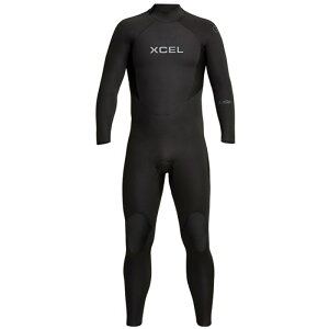 �G�N�Z�� �����Y ���� �㉺�Z�b�g XCEL 5/4 Axis Back Zip Wetsuit Black �u���b�N
