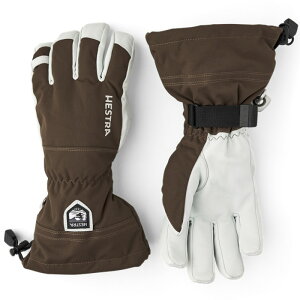 �w�X�g�� �����Y �A�N�Z�T���[ ��� ���U�[ Hestra Army Leather Heli Ski 5-Finger Gloves Espresso �A�[�~�[