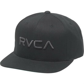 ルーカ メンズ 帽子 アクセサリー RVCA Twill Snapback II Hat Black/Charcoal