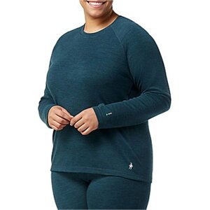 �X�}�[�g�E�[�� ���f�B�[�X �A�E�^�[ �p�[�J�[�E�X�E�F�b�g �v���X�T�C�Y Smartwool Classic Thermal Merino Base Layer Plus Top - Women's Twilight Blue Heather �w�U�[
