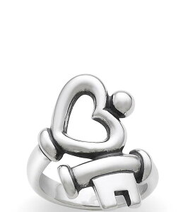 WF[Y GC[ fB[X ANZT[ w James Avery Key to My Heart Ring Sterling Silver Vo[