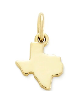 �W�F�[���Y �G�C�����[ ���f�B�[�X �A�N�Z�T���[ �l�b�N���X�E�`���[�J�[ �~�j James Avery 14K Texas Mini Charm 14K Gold �S�[���h
