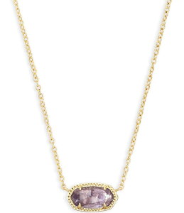 PhXRbg fB[X ANZT[ lbNXE`[J[ [X Kendra Scott Elisa Birthstone Pendant Necklace Amethyst Quartz/February