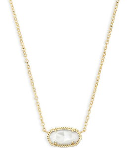 �P���h���X�R�b�g ���f�B�[�X �A�N�Z�T���[ �l�b�N���X�E�`���[�J�[ ���[�X Kendra Scott Elisa Birthstone Pendant Necklace Ivory Mother of Pearl/June �A�C�{���[