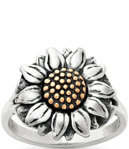 �W�F�[���Y �G�C�����[ ���f�B�[�X �A�N�Z�T���[ �w�� James Avery Wild Sunflower Ring Sterling Bronze