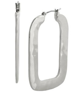 ���o�[�g ���[ ���[���X ���f�B�[�X �A�N�Z�T���[ �s�A�X�E�C�������O Robert Lee Morris Soho Geometric Hoop Earrings Silver �V���o�[
