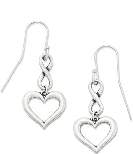 �W�F�[���Y �G�C�����[ ���f�B�[�X �A�N�Z�T���[ �s�A�X�E�C�������O James Avery Infinite Love Earrings Sterling Silver �V���o�[