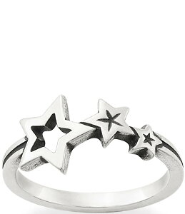 �W�F�[���Y �G�C�����[ ���f�B�[�X �A�N�Z�T���[ �w�� James Avery Twinkling Stars Ring Sterling Silver �V���o�[
