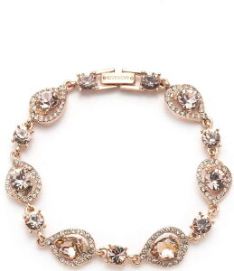�W�o���V�[ ���f�B�[�X �A�N�Z�T���[ �u���X���b�g�E�o���O���E�A���N���b�g Givenchy Crystal Pear Stone Line Bracelet Rose Gold �S�[���h
