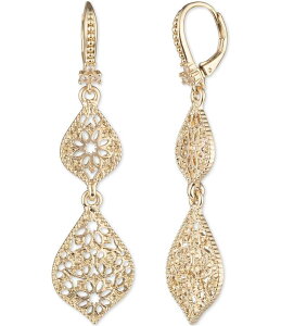 }PbT fB[X ANZT[ sAXECO Marchesa Medium Filigree Double Drop Earrings Gold S[h