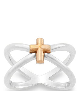 �W�F�[���Y �G�C�����[ ���f�B�[�X �A�N�Z�T���[ �w�� James Avery Sterling Silver Cross of Faith Ring Sterling/Bronze �V���o�[