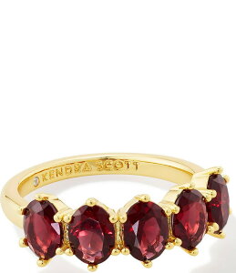 PhXRbg fB[X ANZT[ w Kendra Scott Cailin Crystal Band Ring Red Crystal bh