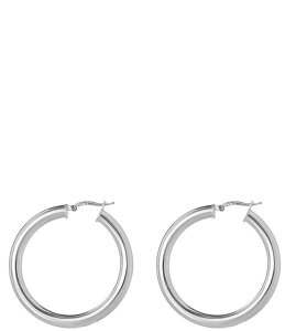 �A���W�F���g���B�[���H ���f�B�[�X �A�N�Z�T���[ �s�A�X�E�C�������O Argento Vivo Tube Hoop Earrings Silver �V���o�[