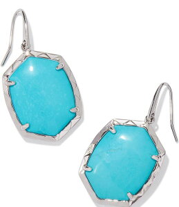 yz PhXRbg fB[X sAXECO ANZT[ Daphne Silver Drop Earrings Variegated Turquoise