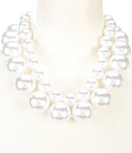 Ai&A@ fB[X ANZT[ lbNXE`[J[ [X Anna & Ava Statement Pearl Short Multi-Strand Necklace Pearl p[