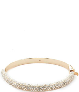 �Z�U���k ���f�B�[�X �A�N�Z�T���[ �u���X���b�g�E�o���O���E�A���N���b�g Cezanne Crystal Pave Bar Hinge Bracelet Gold/Crystal �S�[���h
