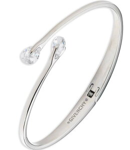 �W�o���V�[ ���f�B�[�X �A�N�Z�T���[ �u���X���b�g�E�o���O���E�A���N���b�g Givenchy Crystal Bypass Cuff Bracelet Silver/Crystal �V���o�[