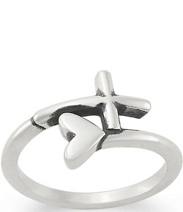 �W�F�[���Y �G�C�����[ ���f�B�[�X �A�N�Z�T���[ �w�� James Avery Faith Wrapped In Love Band Ring Sterling Silver �V���o�[