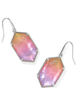 �P���h���X�R�b�g ���f�B�[�X �A�N�Z�T���[ �s�A�X�E�C�������O Kendra Scott Hallie Drop Earrings Silver Sunrise Watercolor Illusion �V���o�[