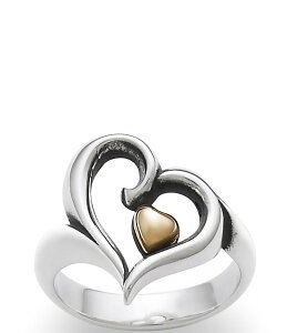 WF[Y GC[ fB[X ANZT[ w James Avery Joy of My Heart Sterling Silver and 14K Gold Ring Sterling Silver/14k Gold S[h