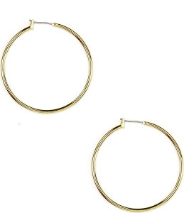 �A���N���C�� ���f�B�[�X �A�N�Z�T���[ �s�A�X�E�C�������O Anne Klein Solid Hoop Earrings Gold �S�[���h