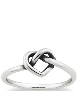 �W�F�[���Y �G�C�����[ ���f�B�[�X �A�N�Z�T���[ �w�� James Avery Delicate Heart Knot Ring Sterling Silver �V���o�[