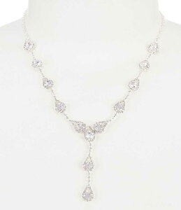 �Z�U���k ���f�B�[�X �A�N�Z�T���[ �l�b�N���X�E�`���[�J�[ ���[�X Cezanne Rhinestone Crystal Teardrop Y-Necklace Silver/Crystal �V���o�[