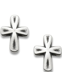 �W�F�[���Y �G�C�����[ ���f�B�[�X �A�N�Z�T���[ �s�A�X�E�C�������O James Avery Sign Of Faith Cross Earrings Sterling Silver �V���o�[