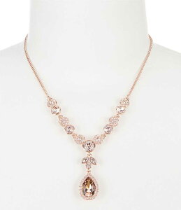 �W�o���V�[ ���f�B�[�X �A�N�Z�T���[ �l�b�N���X�E�`���[�J�[ ���[�X Givenchy Crystal Rose Gold Pear Y-Necklace Rose Gold �S�[���h