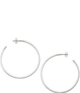�W�F�[���Y �G�C�����[ ���f�B�[�X �A�N�Z�T���[ �s�A�X�E�C�������O James Avery Classic Sterling Silver Hammered Hoop Earrings Extra Large Sterling Silver �V���o�[