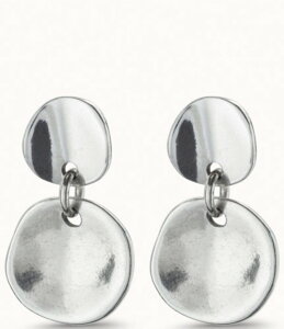 �E�m�f 50 ���f�B�[�X �A�N�Z�T���[ �s�A�X�E�C�������O UNOde50 Scales Silver Drop Earrings Silver �V���o�[