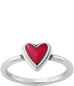 �W�F�[���Y �G�C�����[ ���f�B�[�X �A�N�Z�T���[ �w�� James Avery Sweetheart Rouge Doublet Ring Sterling Red ���b�h