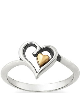 �W�F�[���Y �G�C�����[ ���f�B�[�X �A�N�Z�T���[ �w�� James Avery Delicate Joy of My Heart Ring Sterling 14k Gold �S�[���h