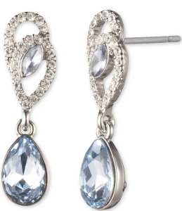 WoV[ fB[X ANZT[ sAXECO Givenchy Silver Sapphire Crystal Small Drop Earrings Silver Vo[