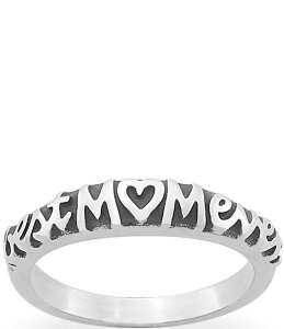 �W�F�[���Y �G�C�����[ ���f�B�[�X �A�N�Z�T���[ �w�� James Avery Best Mom Ever Ring Sterling Silver �V���o�[