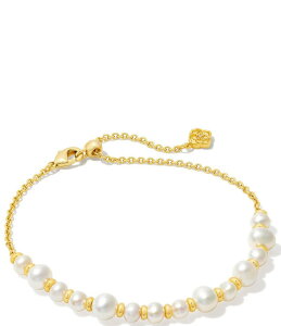 �P���h���X�R�b�g ���f�B�[�X �A�N�Z�T���[ �u���X���b�g�E�o���O���E�A���N���b�g Kendra Scott Jovie Beaded Delicate Chain Beaded Bracelet White Pearl �z���C�g