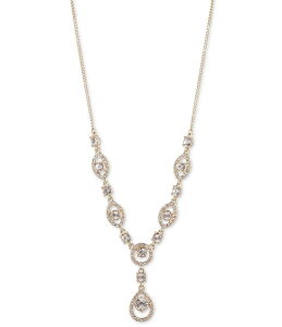 �W�o���V�[ ���f�B�[�X �A�N�Z�T���[ �l�b�N���X�E�`���[�J�[ ���[�X Givenchy Stone Crystal Y-Necklace Gold �S�[���h