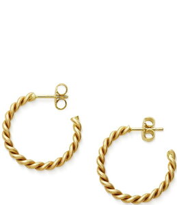 �W�F�[���Y �G�C�����[ ���f�B�[�X �A�N�Z�T���[ �s�A�X�E�C�������O James Avery 14K Gold Medium Twisted Wire Hoop Earrings 14K Gold �S�[���h