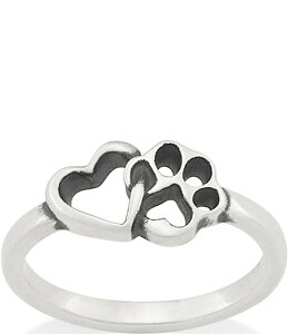 �W�F�[���Y �G�C�����[ ���f�B�[�X �A�N�Z�T���[ �w�� James Avery Furry Friends Heart Ring Sterling Silver �V���o�[