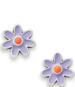 �W�F�[���Y �G�C�����[ ���f�B�[�X �A�N�Z�T���[ �s�A�X�E�C�������O �~�j James Avery Enamel Mini Flower Stud Earrings Purple �p�[�v��