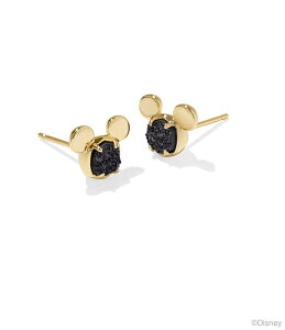 PhXRbg fB[X ANZT[ sAXECO Disney / Kendra Scott Mickey Mouse Stud Earrings Black Drusy ubN