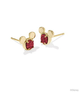 yz PhXRbg fB[X sAXECO ANZT[ Disney / Kendra Scott Mickey Mouse Stud Earrings Bright Red Drusy