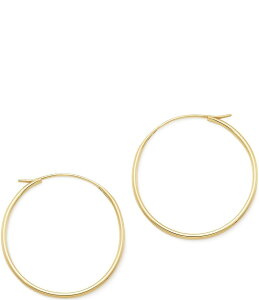 �W�F�[���Y �G�C�����[ ���f�B�[�X �A�N�Z�T���[ �s�A�X�E�C�������O James Avery 14K Gold Medium Swedged Hoop Earrings 14k Gold �S�[���h