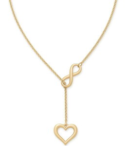 �W�F�[���Y �G�C�����[ ���f�B�[�X �A�N�Z�T���[ �l�b�N���X�E�`���[�J�[ ���[�X James Avery 14K Gold Infinite Love Y Necklace 14K Gold �S�[���h